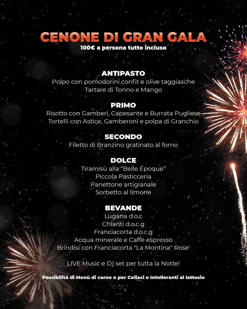 Capodanno 2020 al Belle Epoque di Brescia!